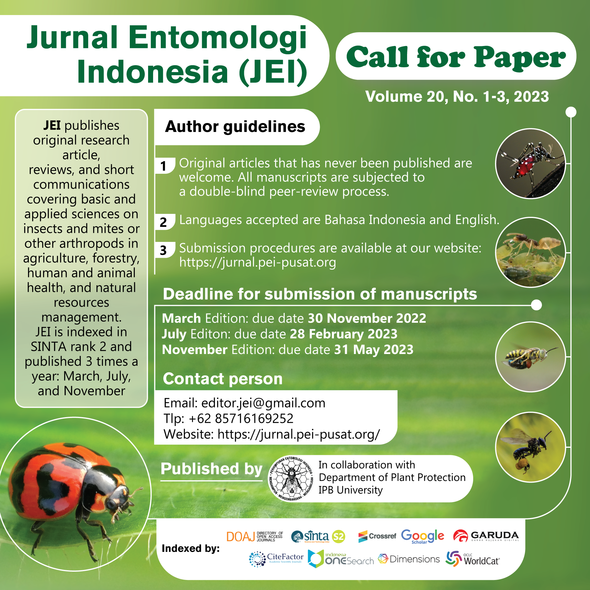 Jurnal Entomologi Indonesia
